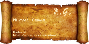 Murvai Gemma névjegykártya